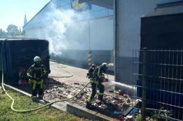 rauchender Container