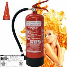 6kg ABC Pulverlöscher mit Manometer EN 3