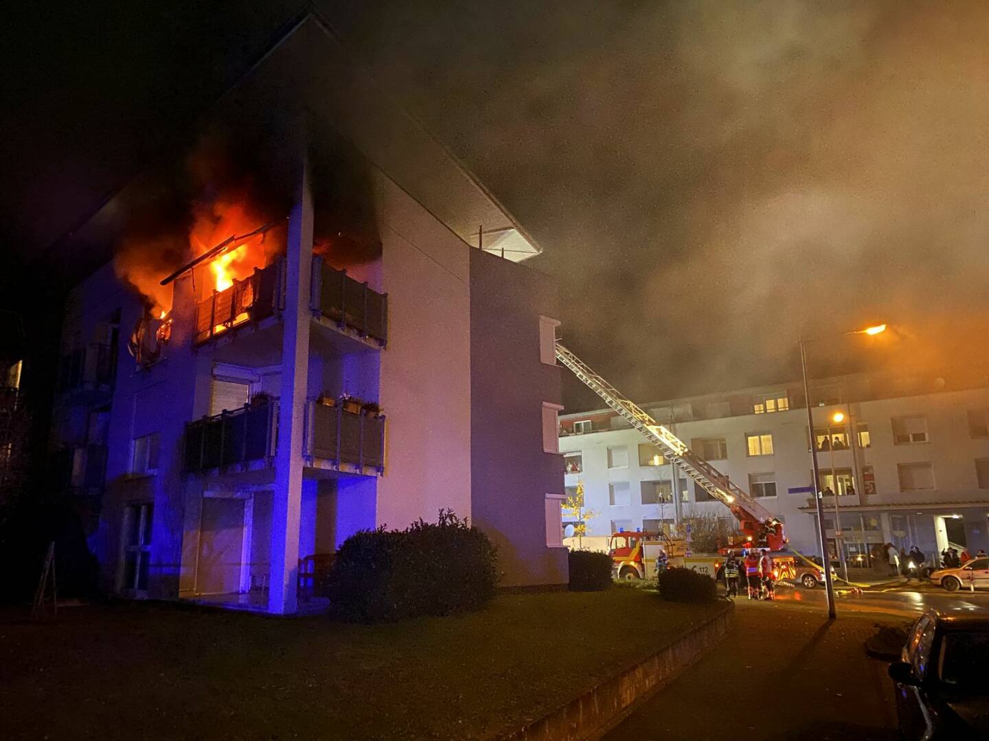 Brand in einer Seniorenresidenz in Albersbösch