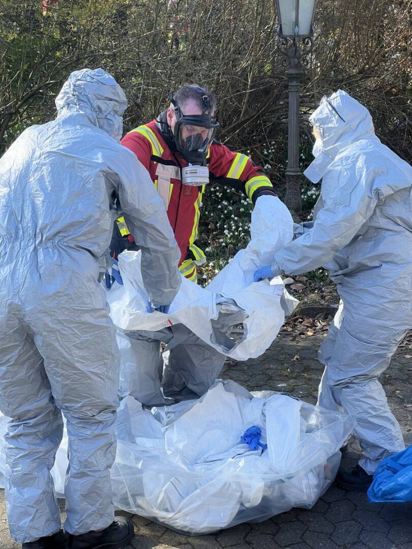 Bergungsarbeiten nach Flugzeugabsturz