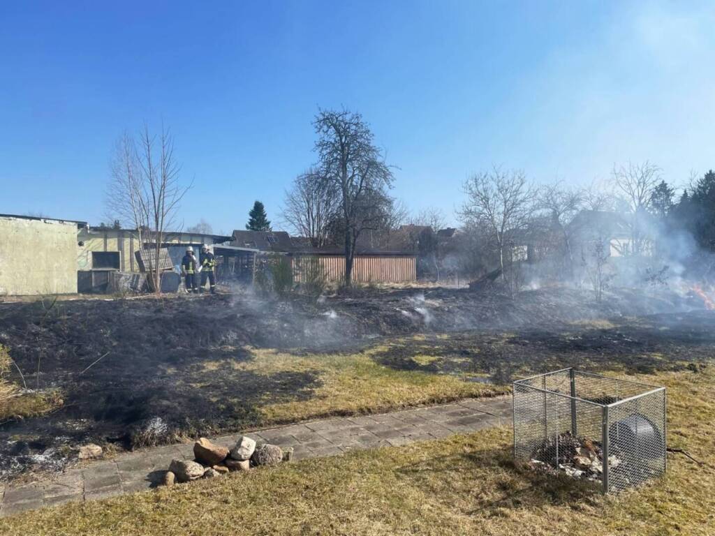 Flächenbrand im Garten