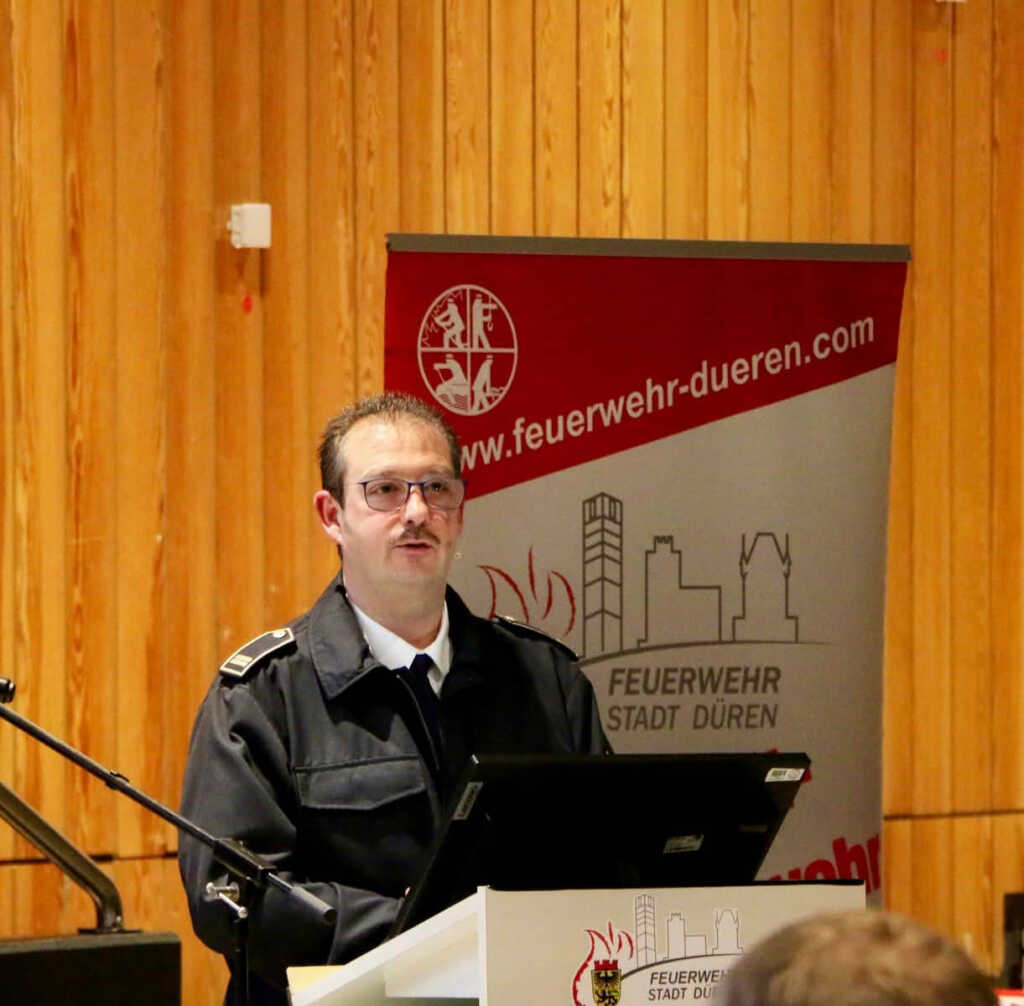 Leiter der Feuerwehr Patric Ramacher