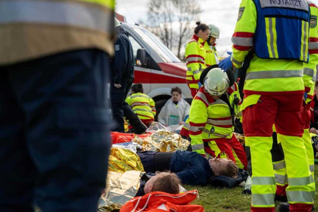 Übung der Rettungskräfte aus dem Ennepe-Ruhr-Kreis