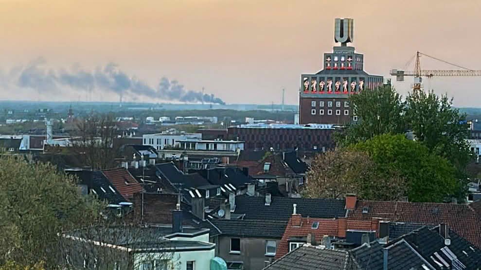 Feuer in einer ehemaligen Ziegelei
