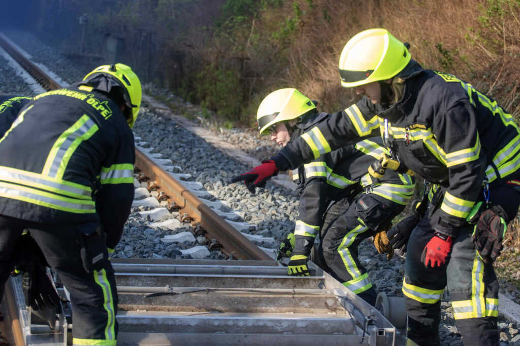 Großübung Erbscheidtunnel