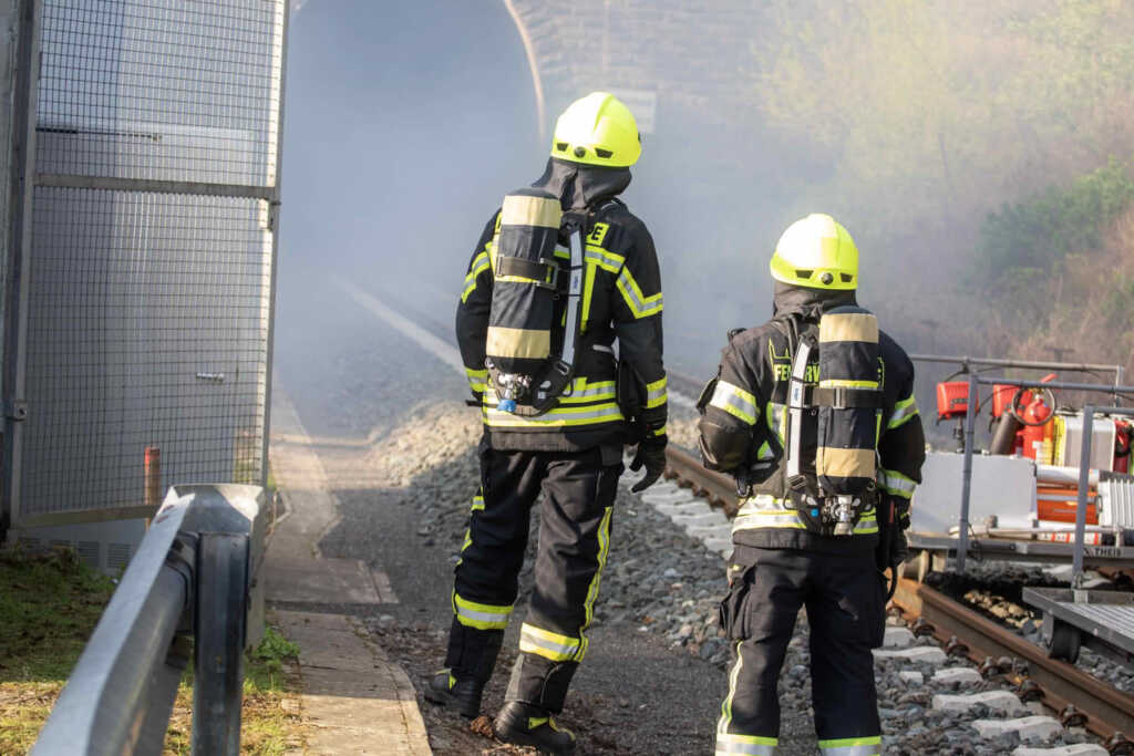 Großübung Erbscheidtunnel