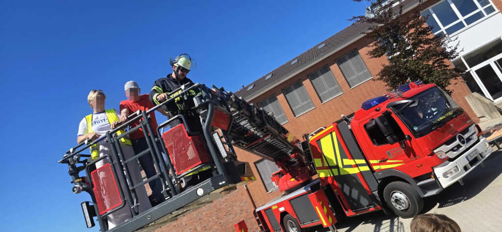 Die Räumungsübung an der Uhlandgrundschule