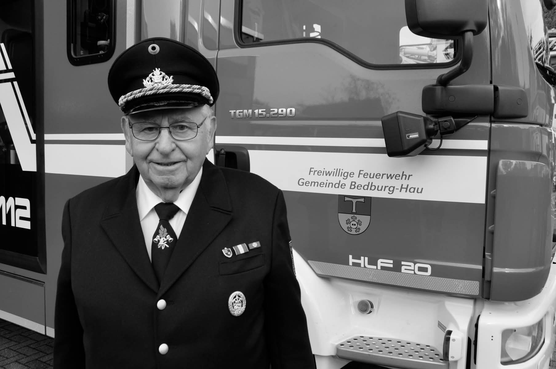 Die FF Bedburg-Hau trauert um Willi Rambach