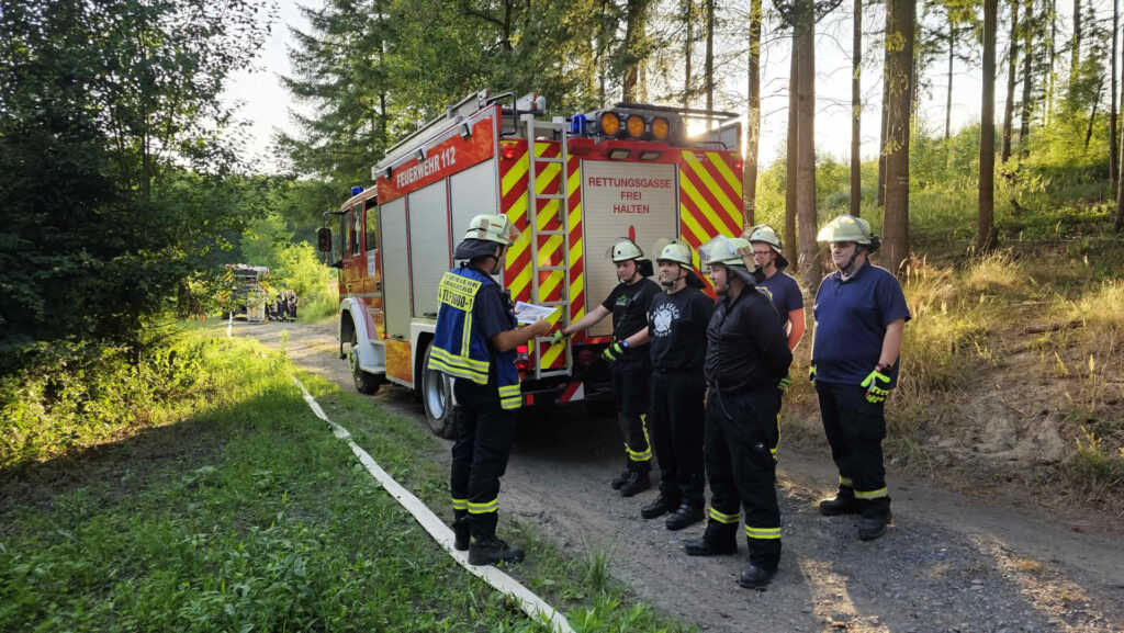 Interkommunale Waldbrandübung