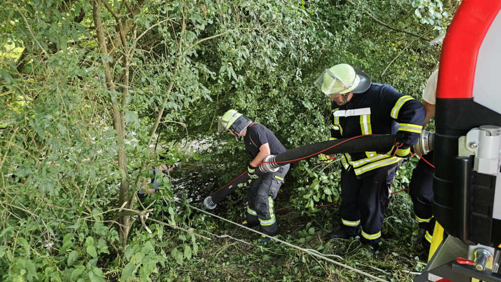 Interkommunale Waldbrandübung