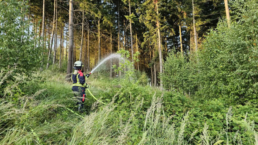 Interkommunale Waldbrandübung