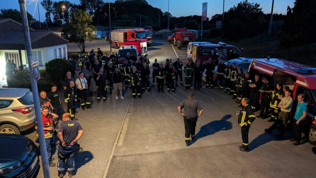 Interkommunale Waldbrandübung