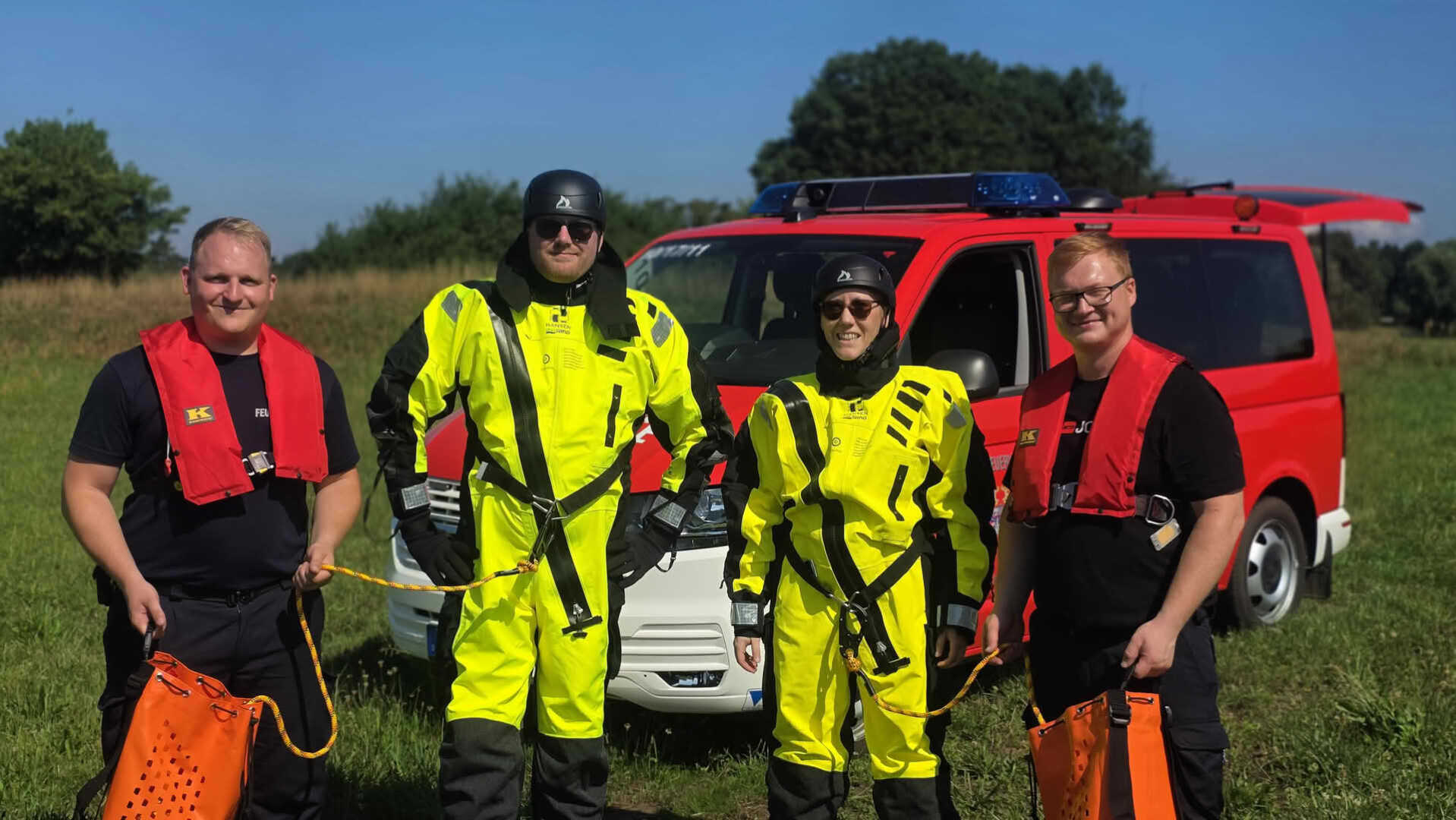3 neue Wasserrettungseinheiten bei der Feuerwehr Celle