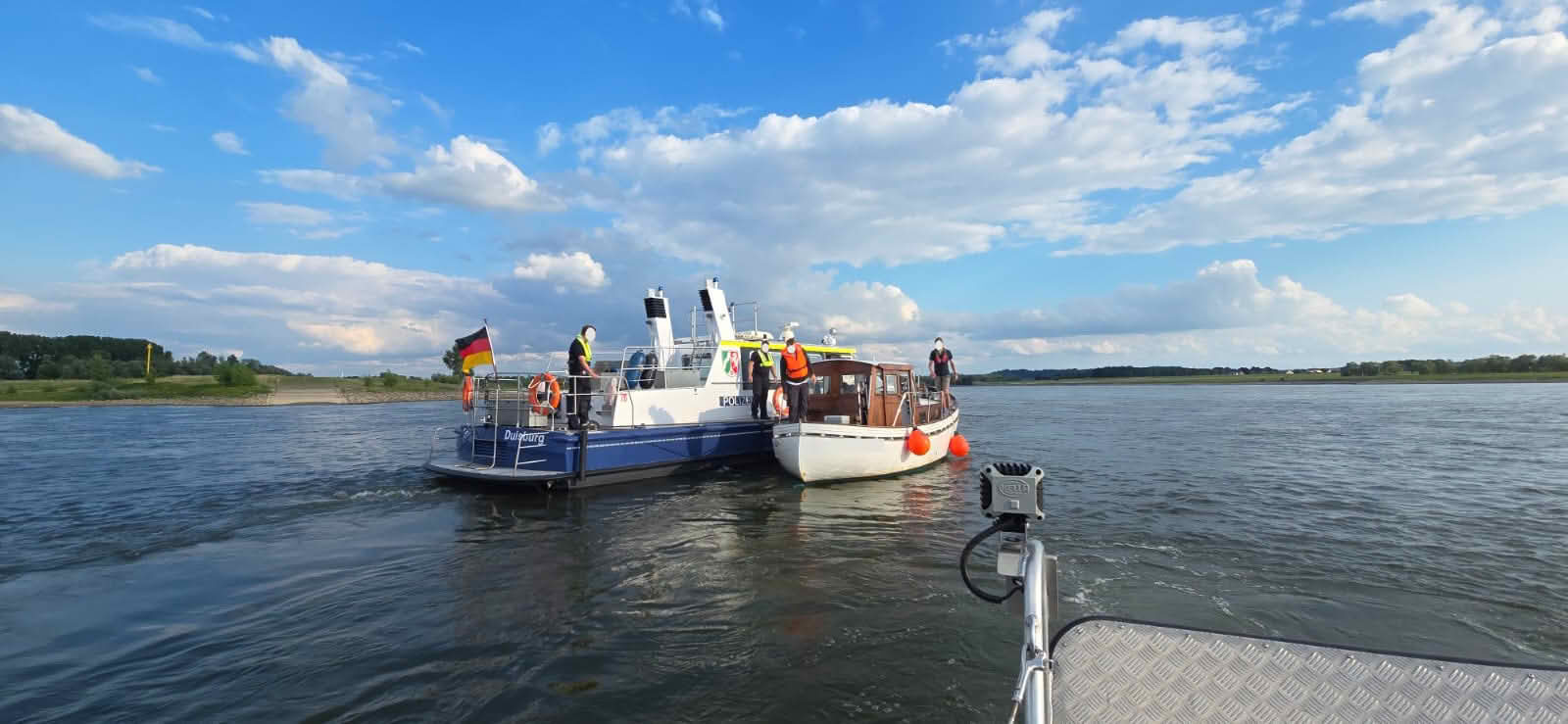 Havarie auf dem Rhein