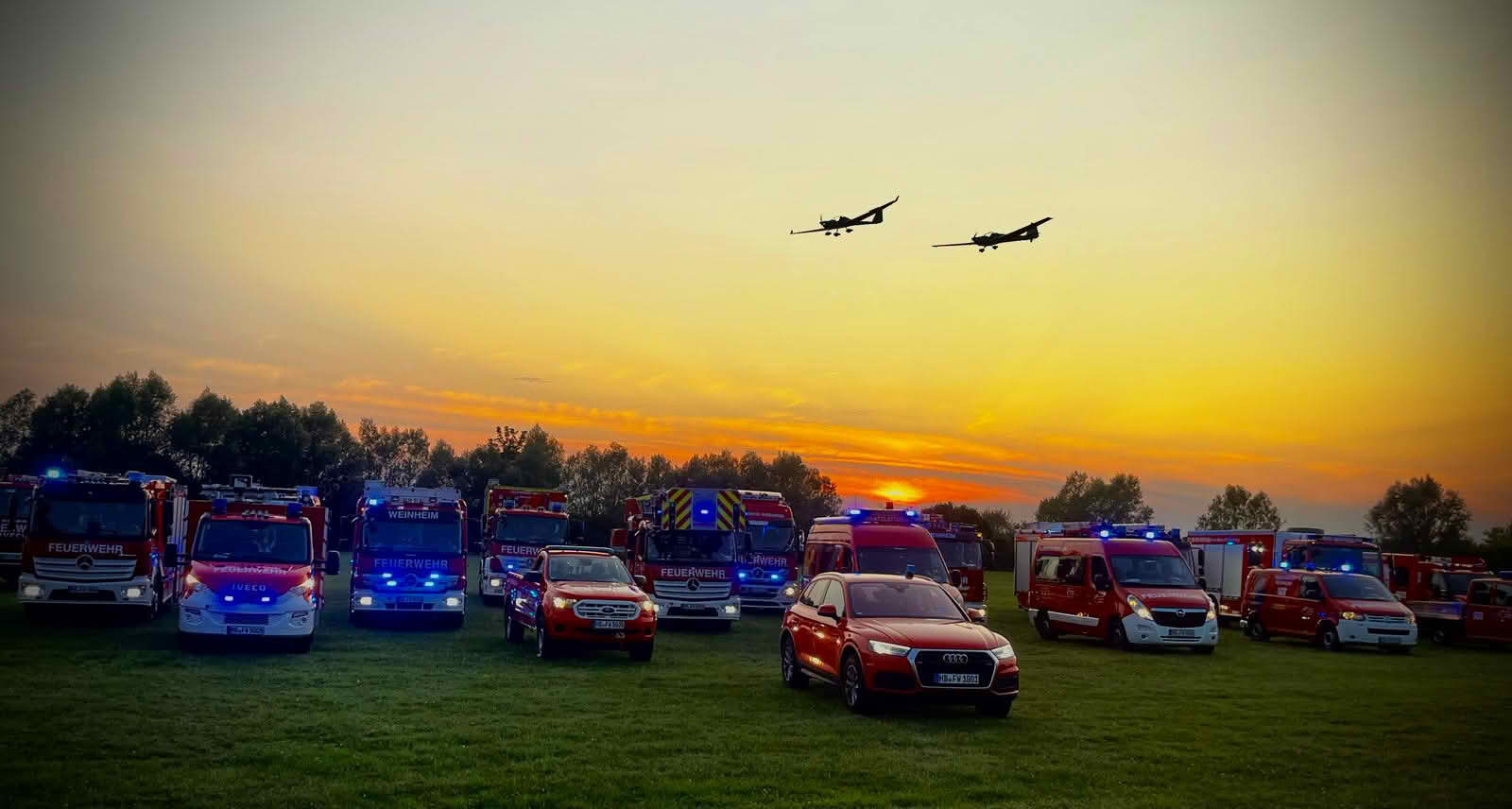 Weinheimer Feuerwehr wird zum Stickeralbum