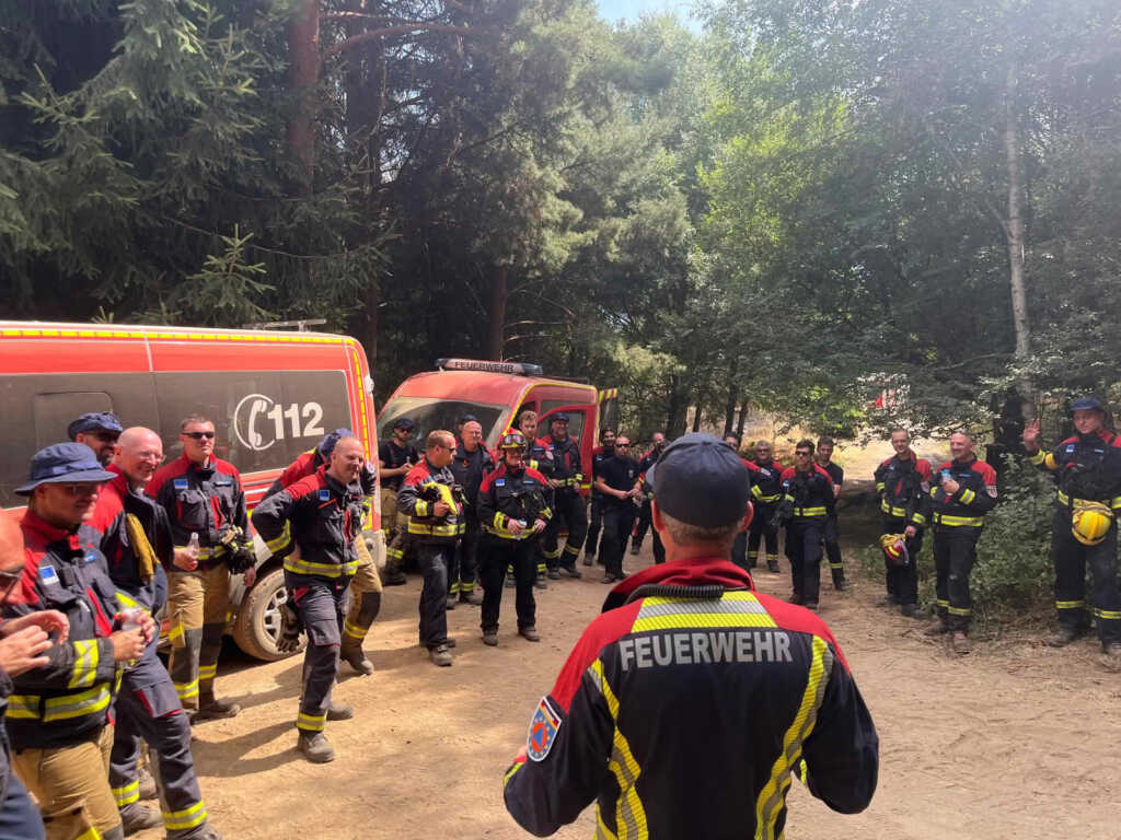 Deutsche Feuerwehren bei Waldbrand in Spanien