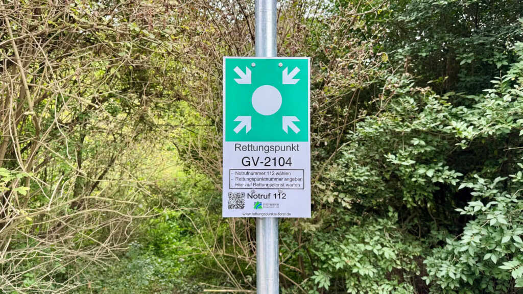 Projekt "Rettungspunkte im Stadtwald" gestartet