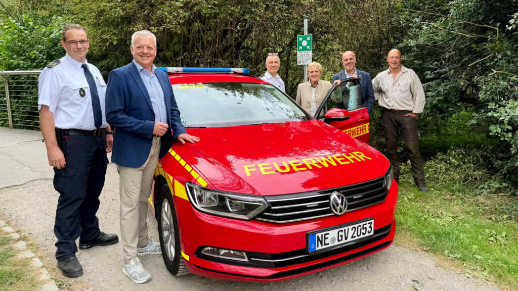 Projekt "Rettungspunkte im Stadtwald" gestartet
