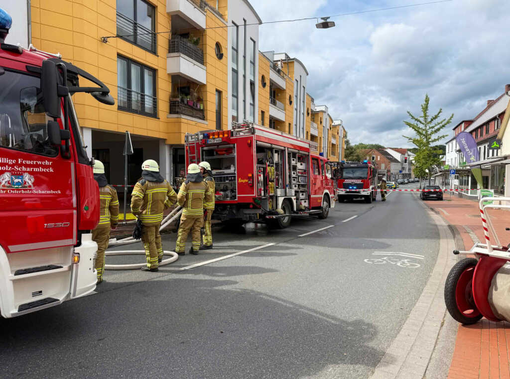 Wohnungsbrand in der Innenstand von Osterholz-Scharmbeck
