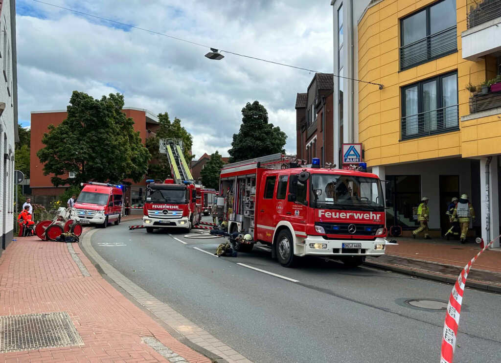 Wohnungsbrand in der Innenstand von Osterholz-Scharmbeck