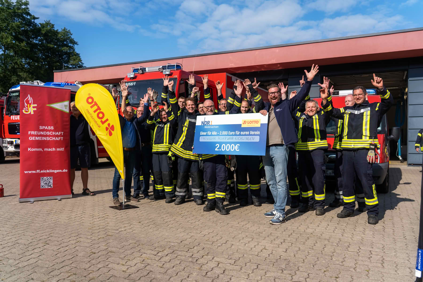 NDR1 zu Besuch bei der Feuerwehr Eicklingen