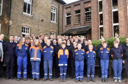 Gruppenfoto der Freiwilligen Feuerwehr Hünxe