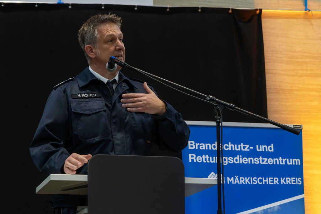 Ansprache für 23 neue Brandmeister