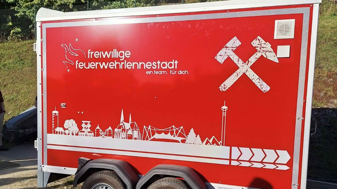 Der neue Anhänger „Grubenrettung“