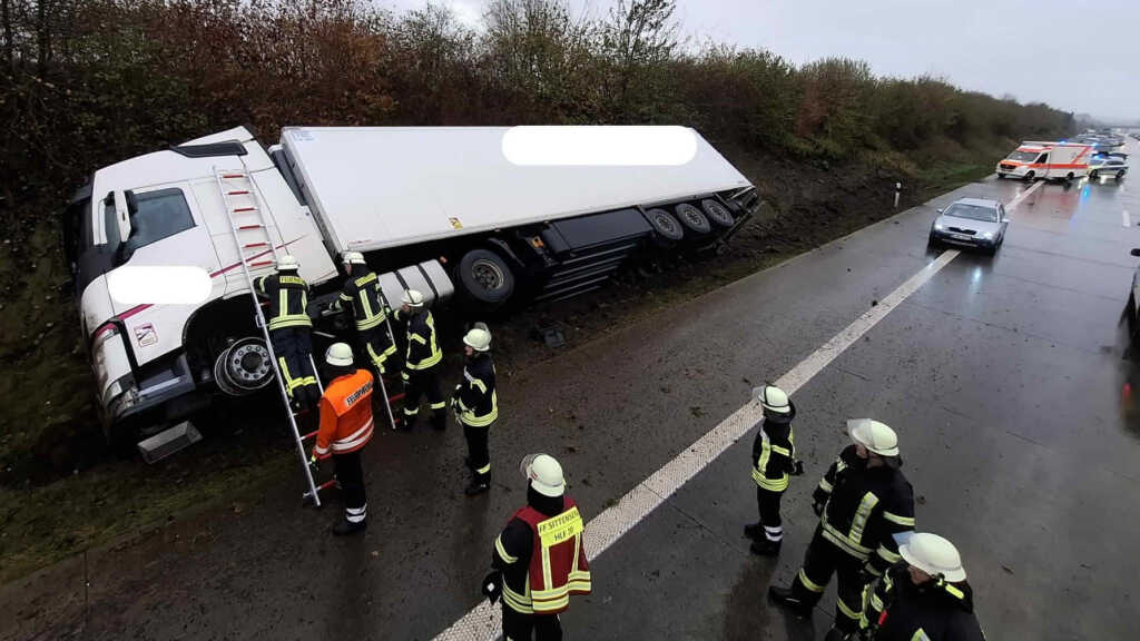 Verkehrsunfall auf der A1