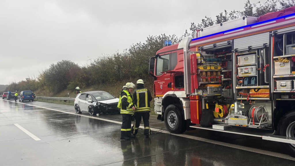 Verkehrsunfall auf der A1