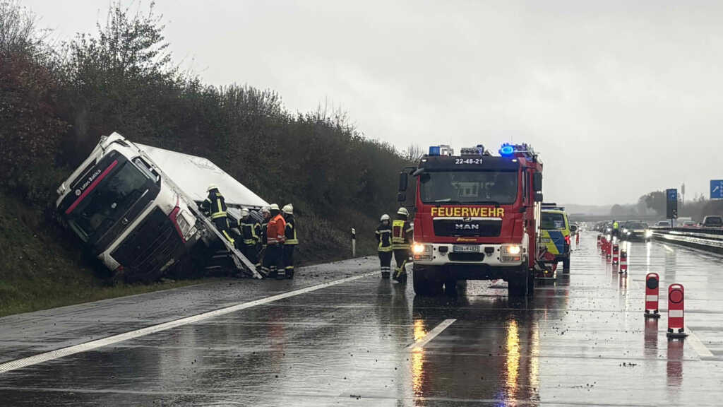 Verkehrsunfall auf der A1