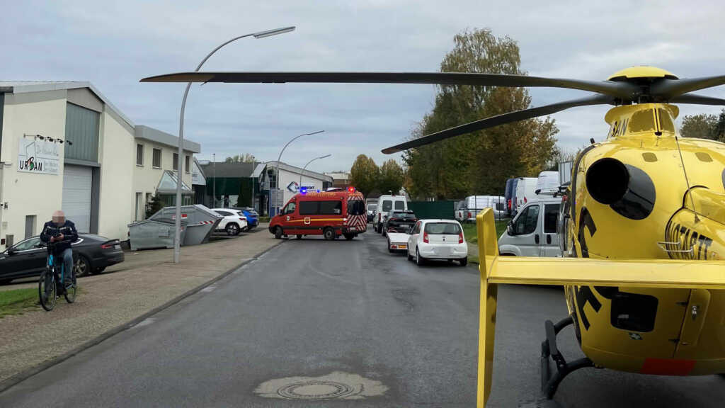 Rettungshubschrauber – Landung in Datteln 3 Rettungshubschrauber Landung