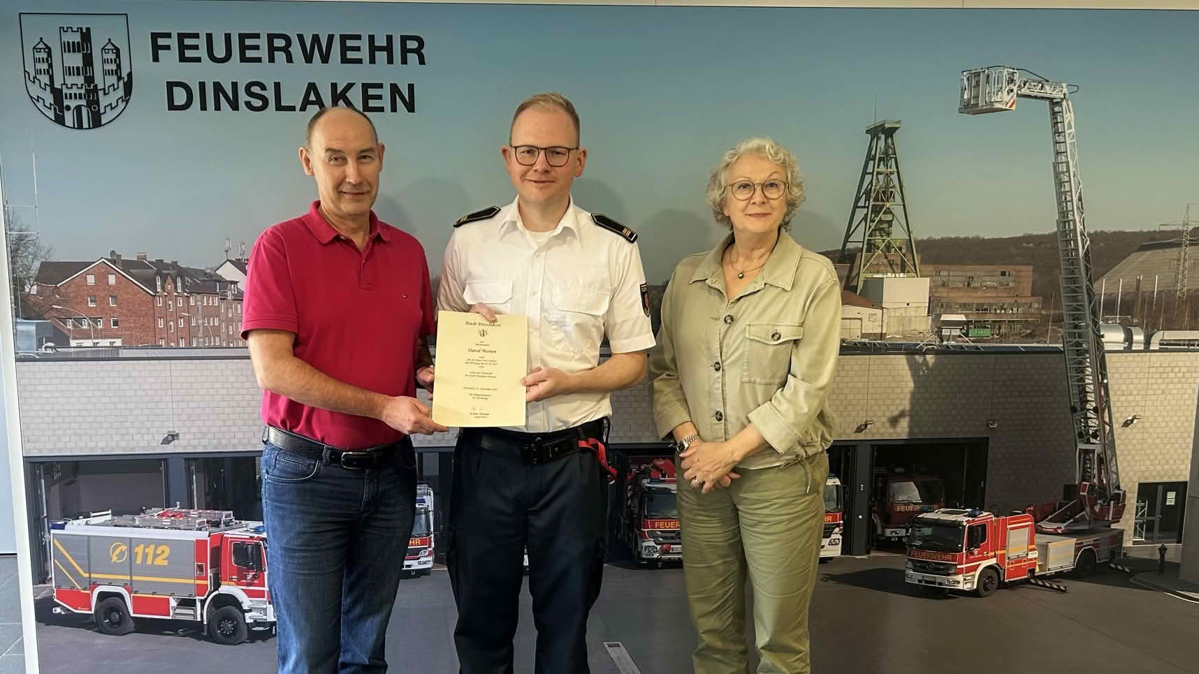 David Marten (40) ist neuer Leiter der Feuerwehr Dinslaken