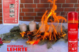 Stadtfeuerwehr Lehrte wünscht eine besinnliche und sichere Adventszeit