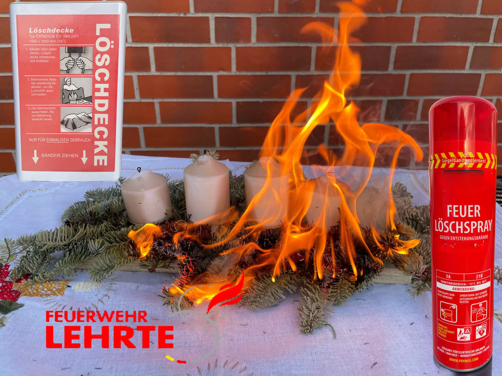 Stadtfeuerwehr Lehrte wünscht eine besinnliche und sichere Adventszeit