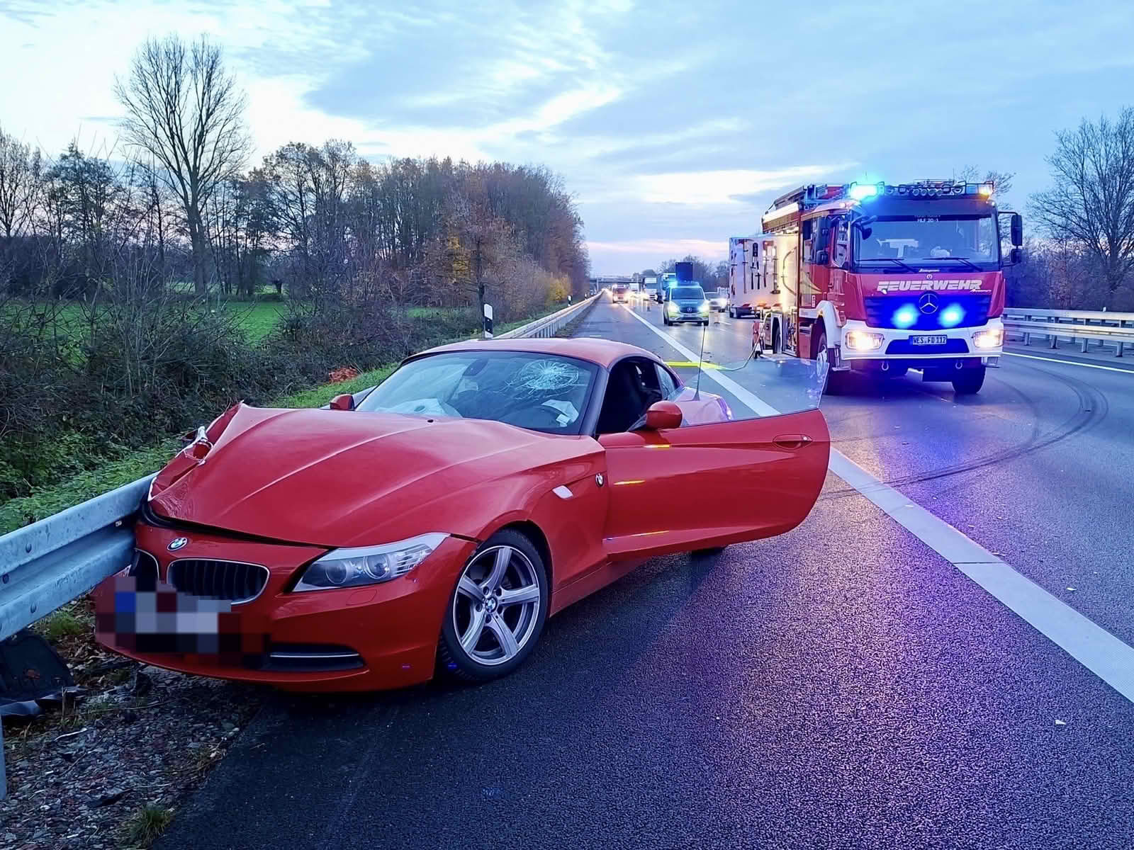 Verkehrsunfall auf der BAB 3
