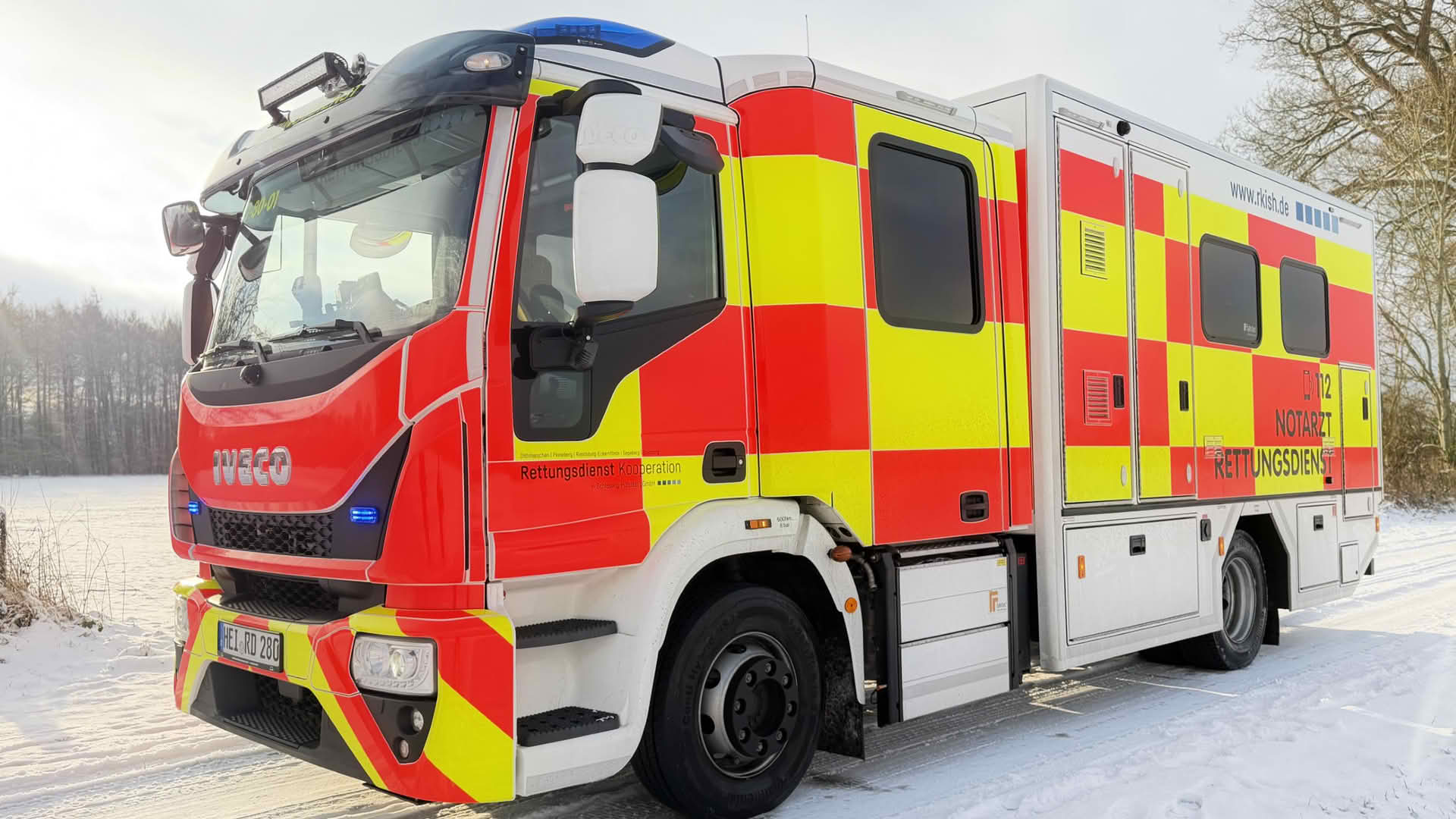 Der erste Intensivtransportwagen (ITW) für die schleswig-holsteinische Westküste startet