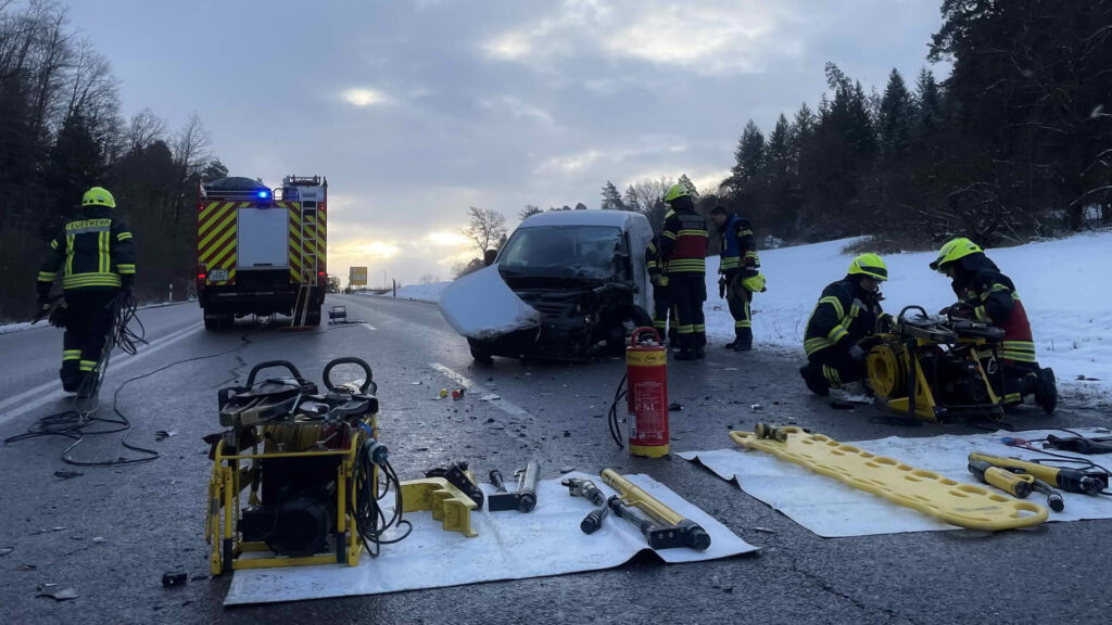 Feuerwehr Nagold an der Einsatzstelle