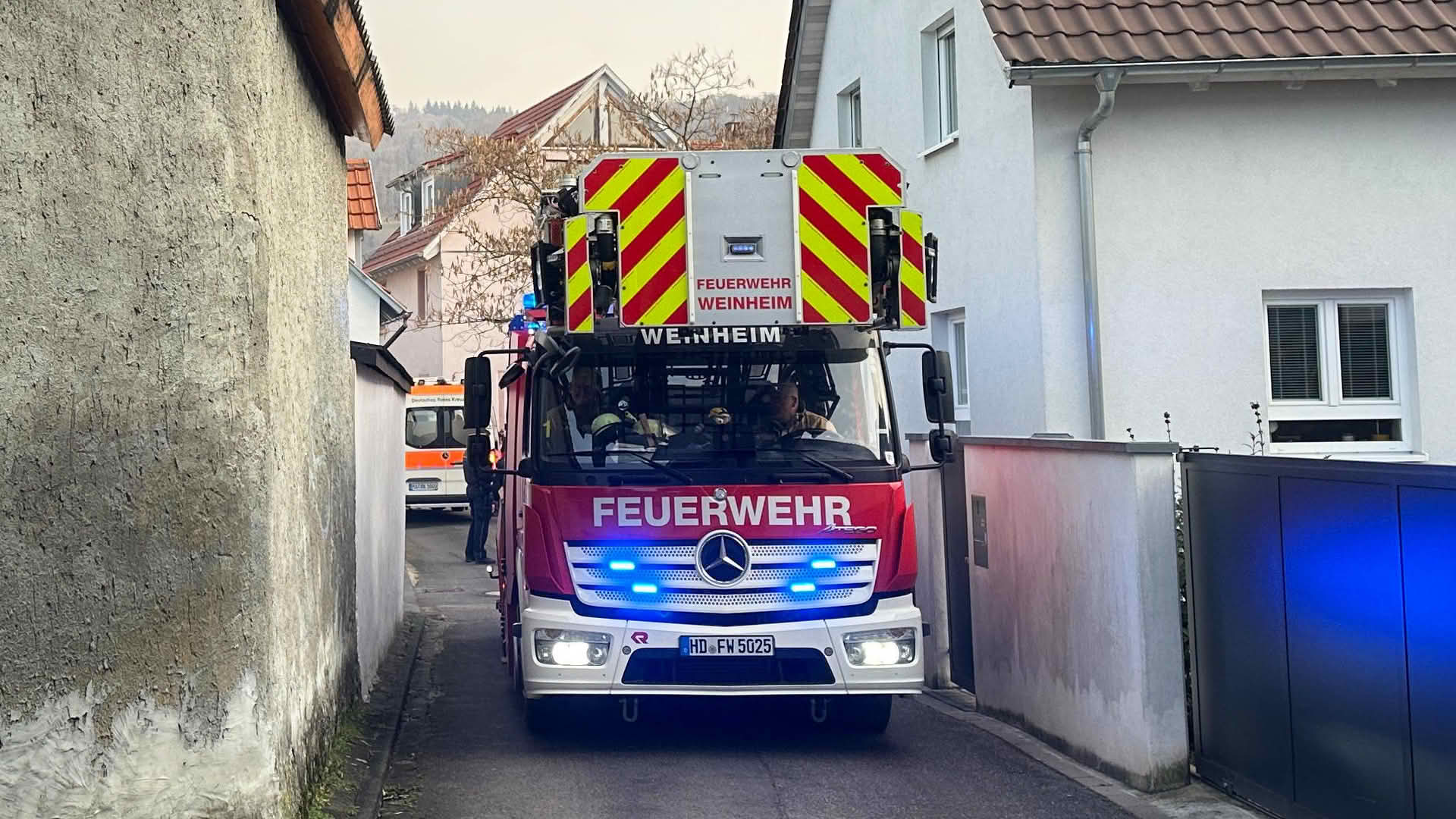 Gemeldeter Kaminbrand in der Rosengasse
