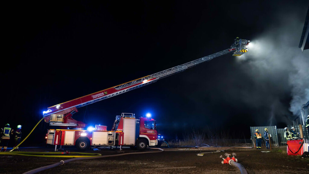 Großbrand in Wellesweiler Fitnessstudio