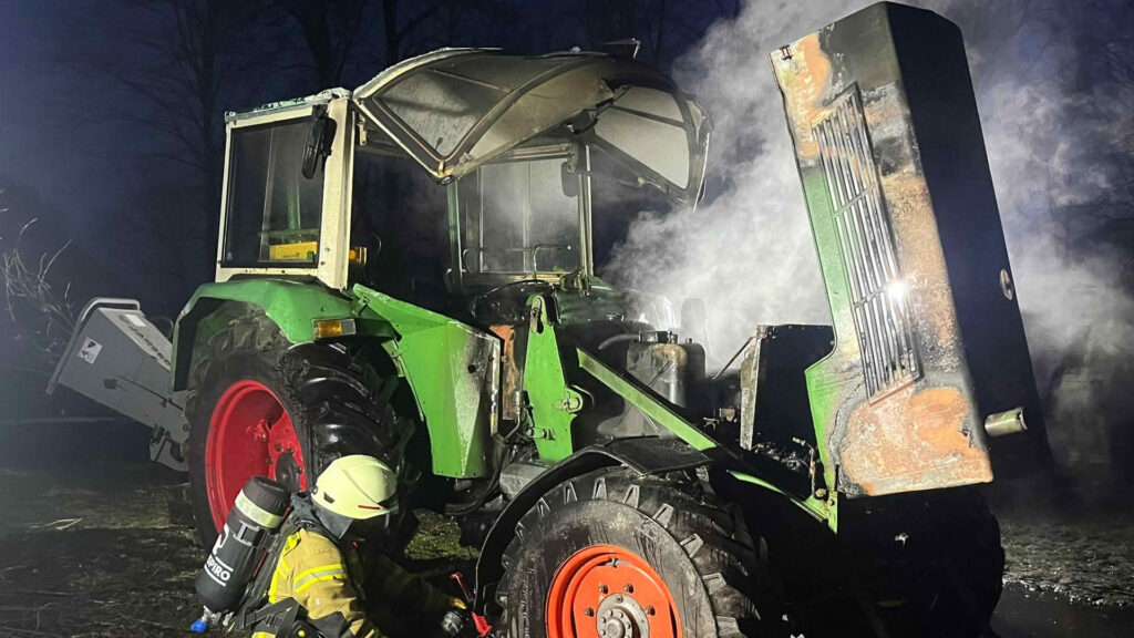 Treckerbrand Achternmeer