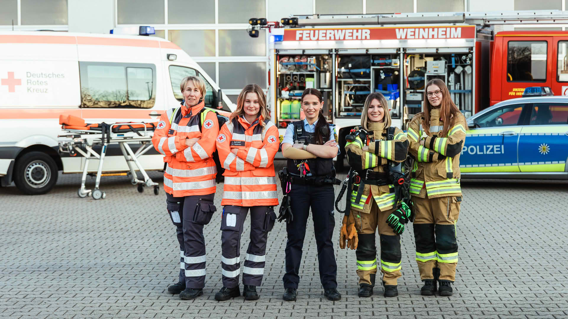 Weltfrauentag: Frauen stärken Blaulicht-Teams