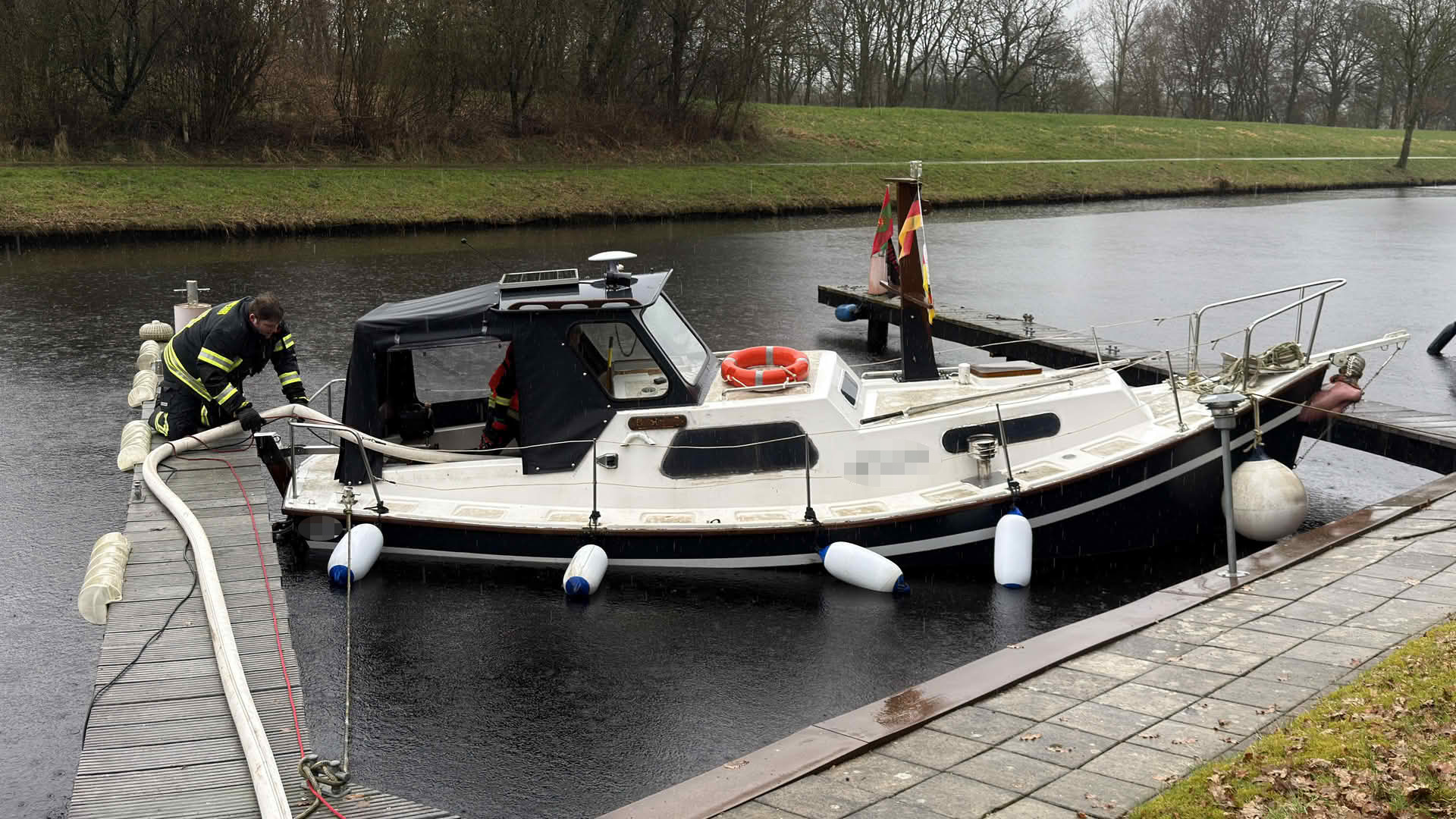 Untergang eines Sportbootes verhindert