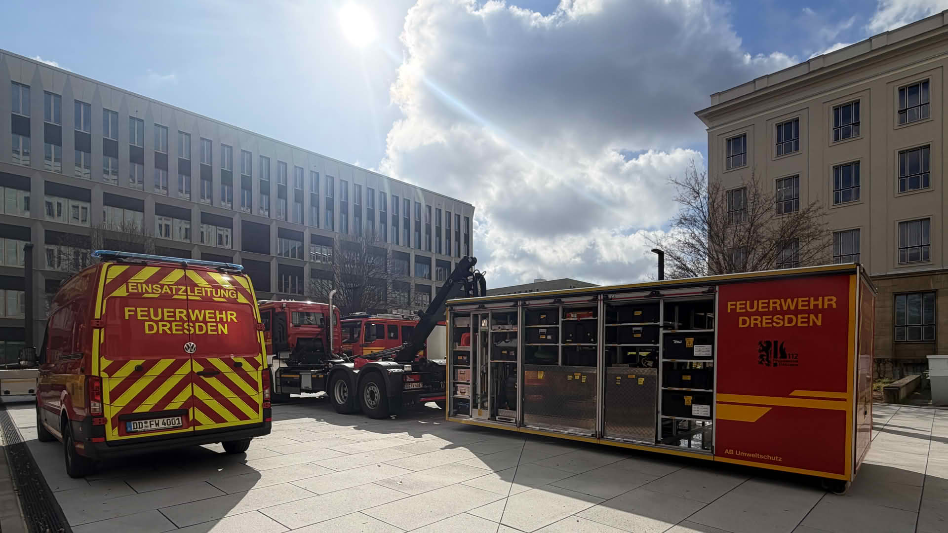 ABC-Einsatz an der Hochschule für Technik und Wirtschaft