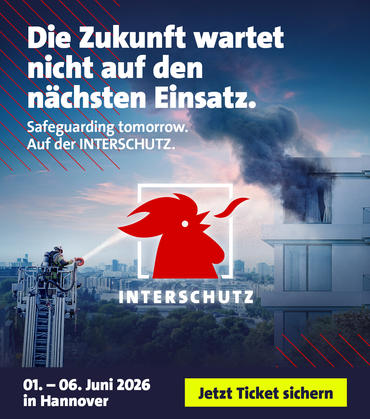 INTERSCHUTZ 2026 Tickets-Gewinnspiel - Die Zukunft wartet nicht auf den nächsten Einsatz "Safeguard tomorrow"