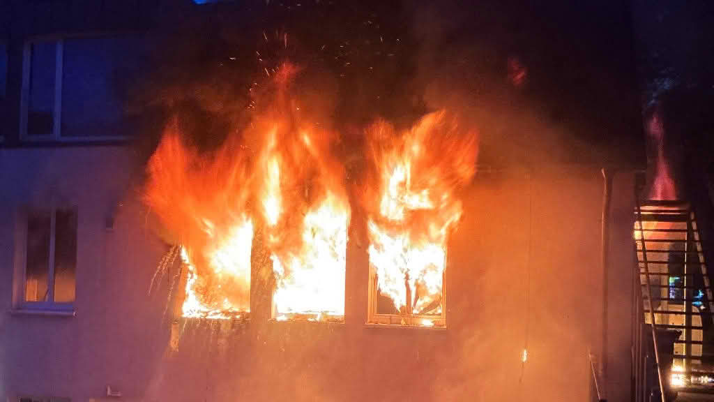 Wohnungsbrand an der Vehrenbergstraße