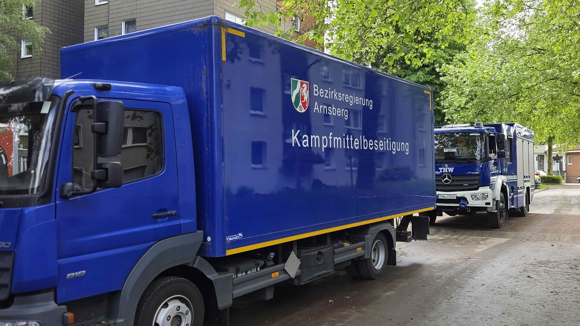 6 bezünderte Kampfmittel fordern alle verfügbaren Einsatzkräfte der Stadt Datteln