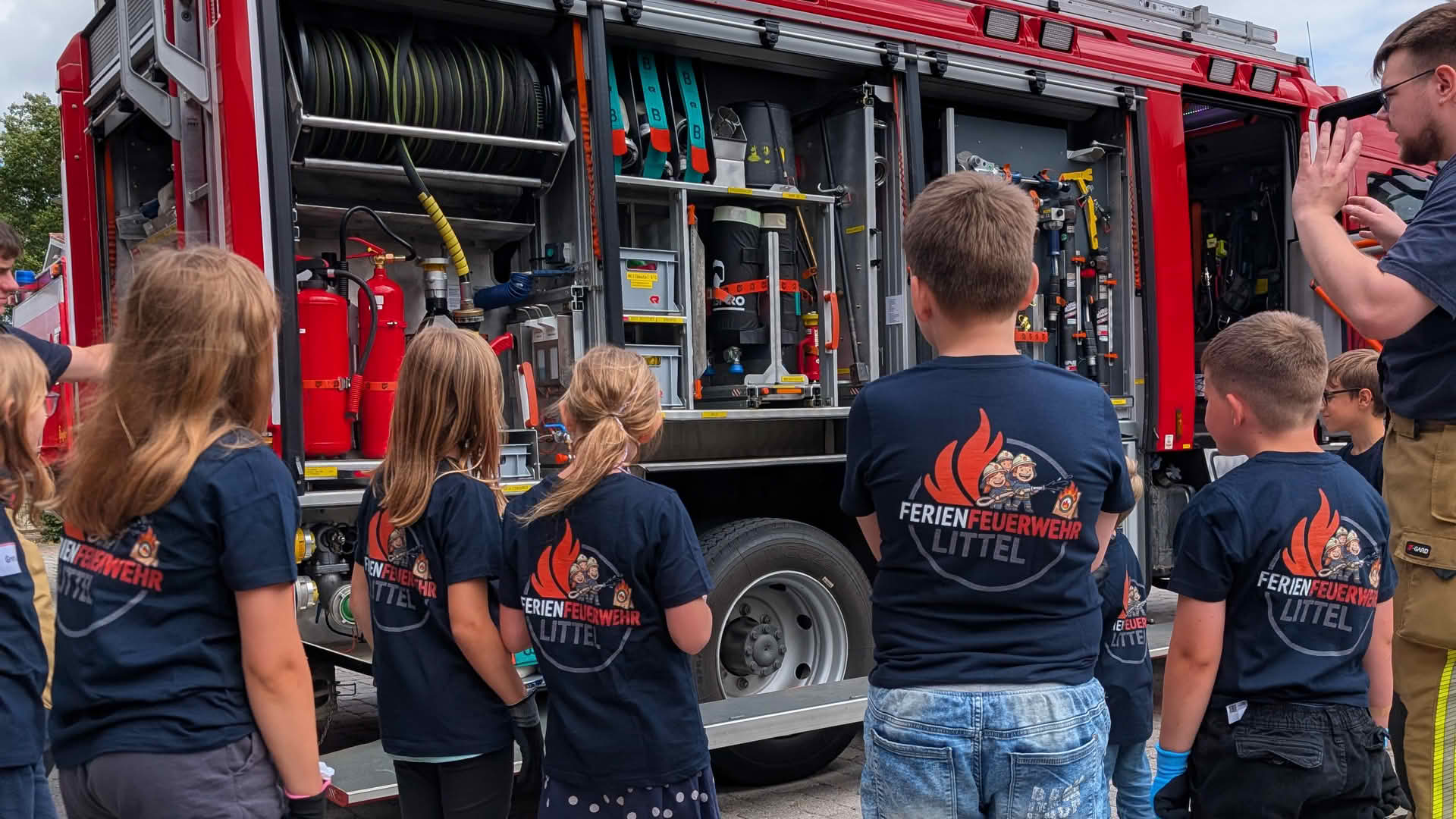 Aktion „Ferienfeuerwehr“ in Littel ein voller Erfolg