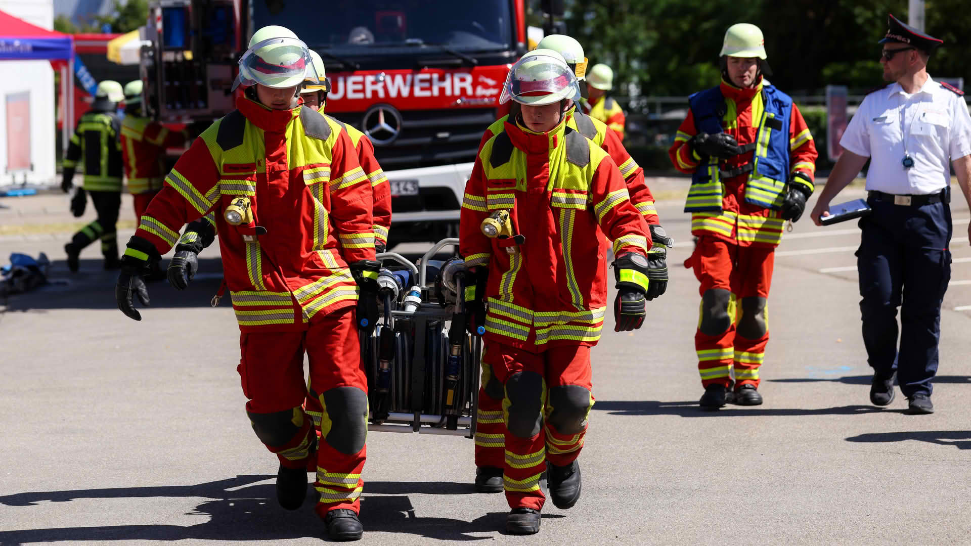 Feuerwehrwettkämpfe in Friedrichshafen