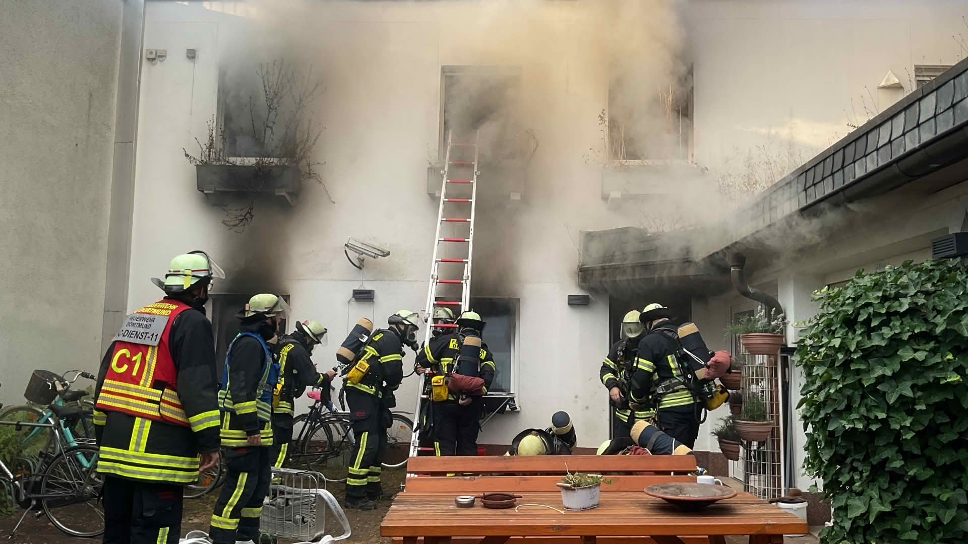 Wohnungsbrand in der Innenstadt fordert ein Menschenleben